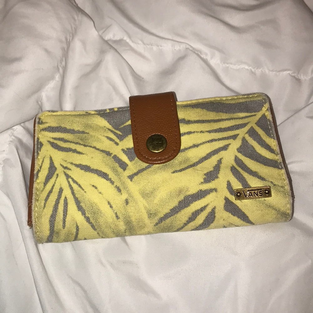 Yellow vans wallet